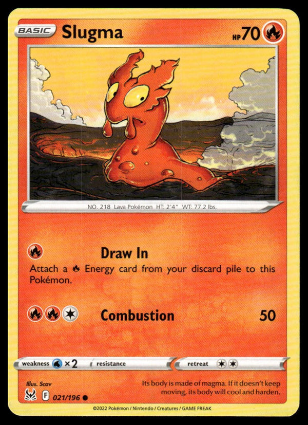 Slugma Common SWSH11: Lost Origin 021/196 NM