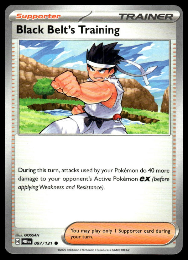 Black Belt's Training Common SV: Prismatic Evolutions 097/131 NM