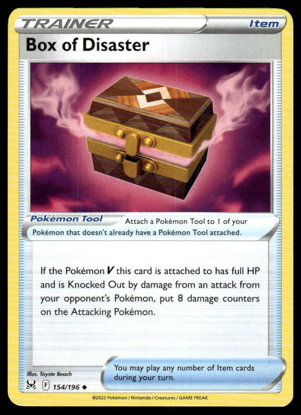 Box of Disaster Uncommon SWSH11: Lost Origin 154/196 NM