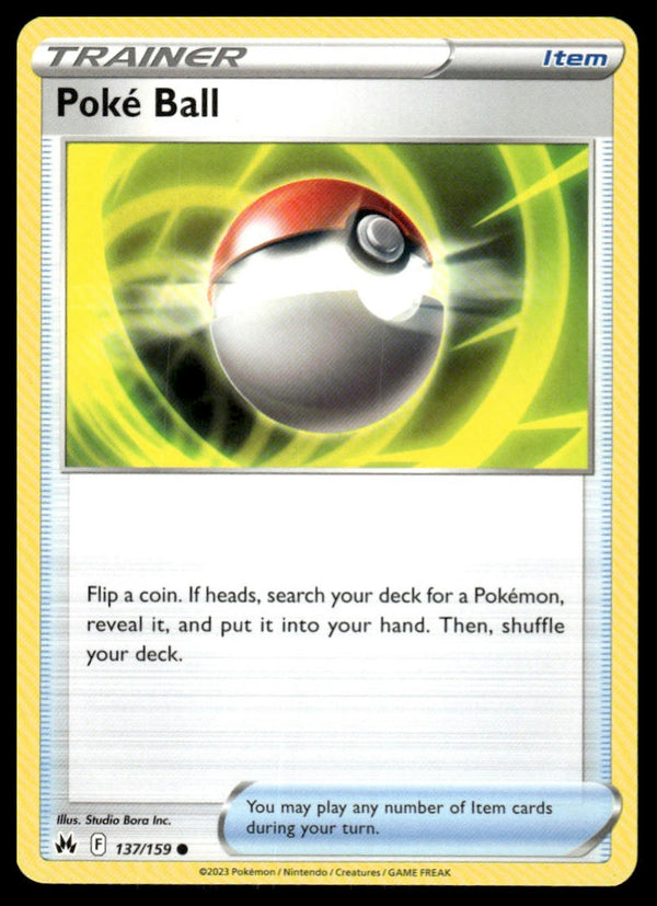 Poke Ball Common SWSH: Crown Zenith 137/159 NM
