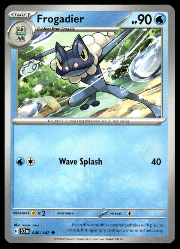 Frogadier Uncommon SV07: Stellar Crown 040/142 NM