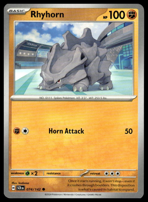 Rhyhorn Common SV07: Stellar Crown 074/142 NM