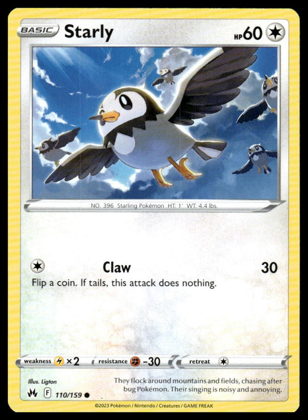 Starly Common SWSH: Crown Zenith 110/159 NM