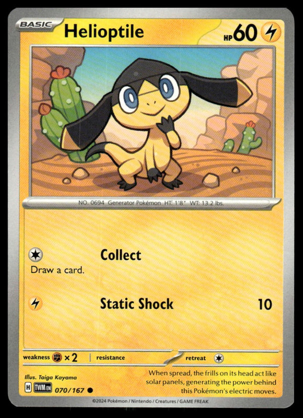 Helioptile Common SV06: Twilight Masquerade 070/167 NM