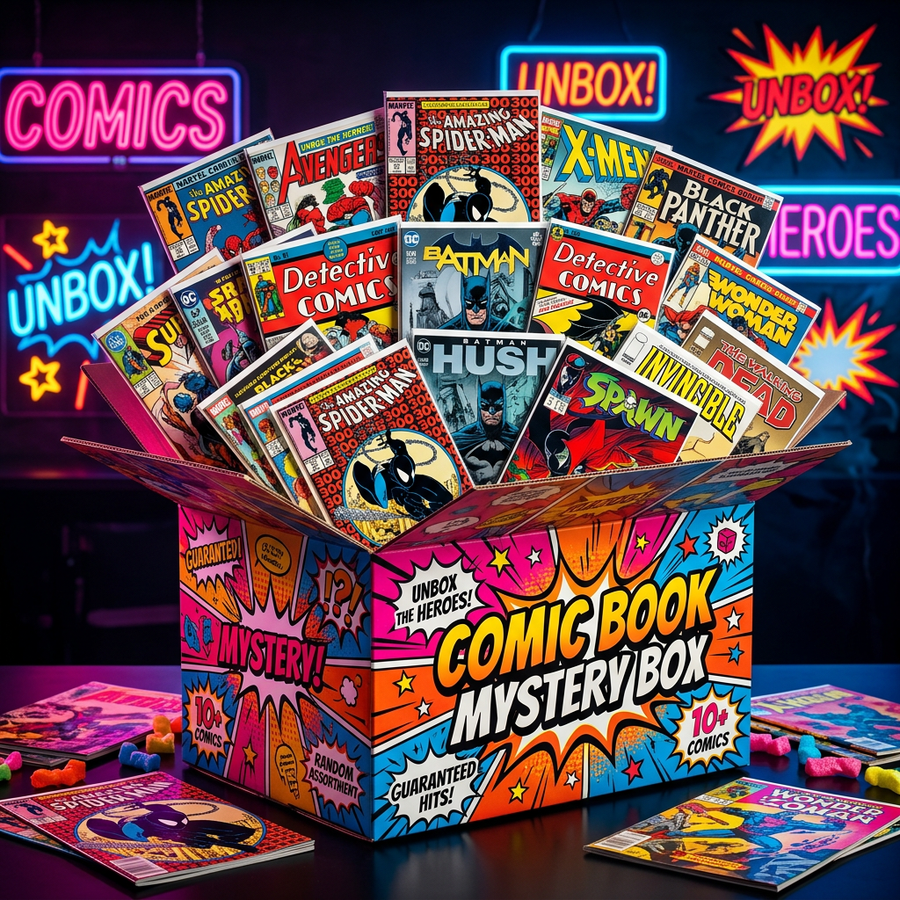 🔥 Comic Mystery Box – Hidden Keys, Variants & Exclusive Issues Inside! 🔥