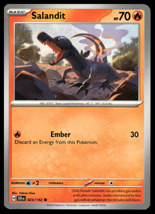 Salandit Common SV07: Stellar Crown 023/142 NM