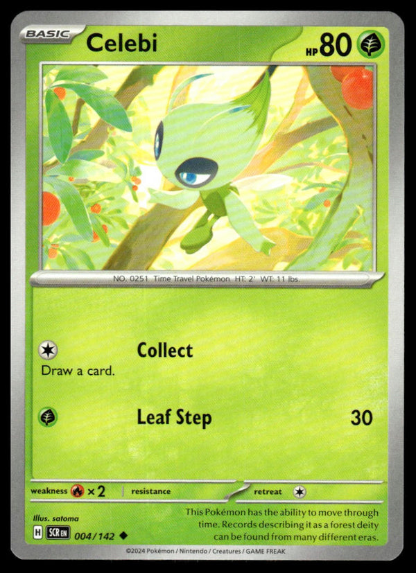 Celebi Uncommon SV07: Stellar Crown 004/142 NM