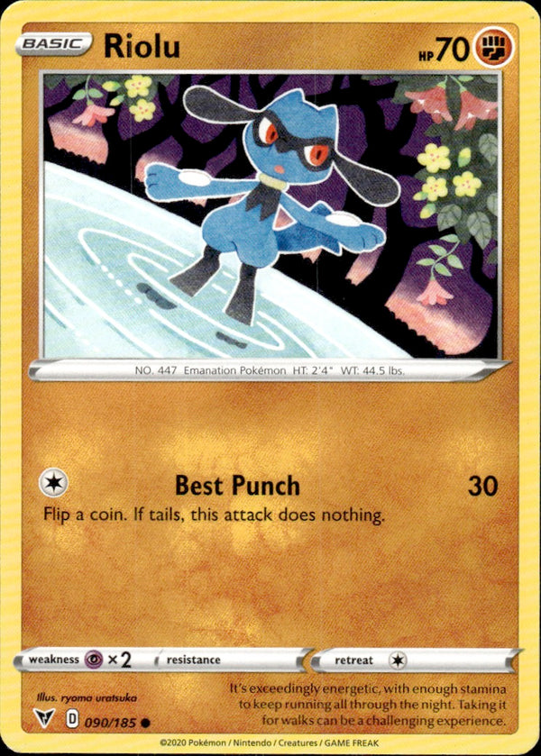 Riolu Common SWSH04: Vivid Voltage 090/185 NM