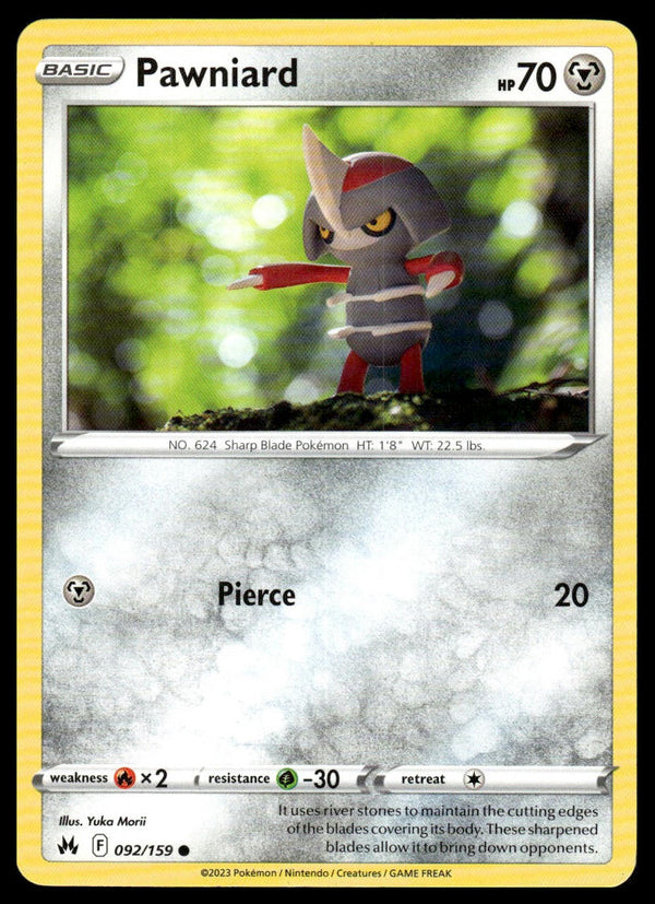 Pawniard (92) Common SWSH: Crown Zenith 092/159 NM