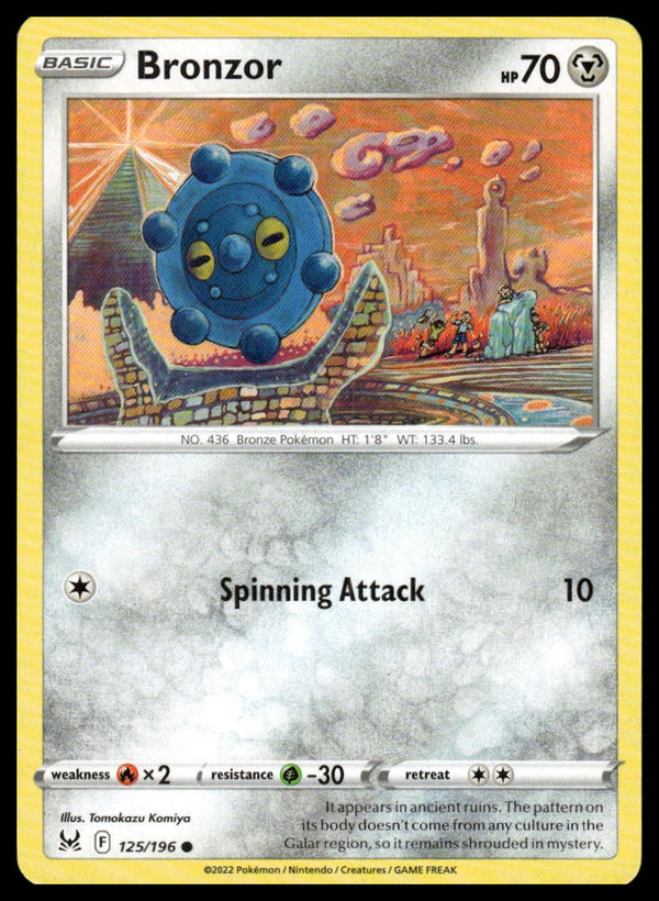 Bronzor Common SWSH11: Lost Origin 125/196 NM