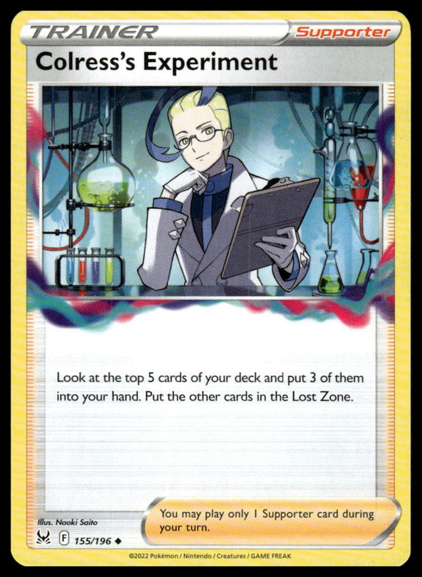 Colress's Experiment Uncommon Prize Pack Series Cards 155/196 NM