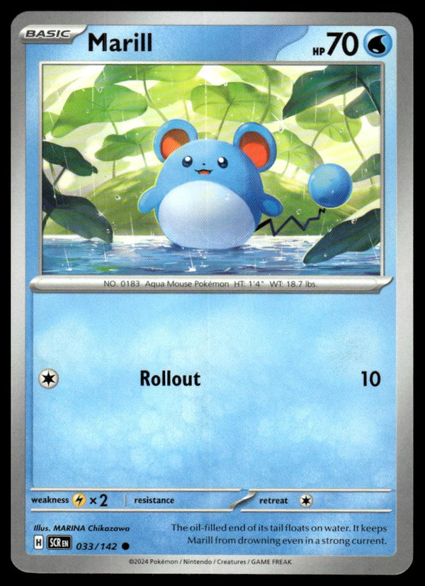Marill Common SV07: Stellar Crown 033/142 NM