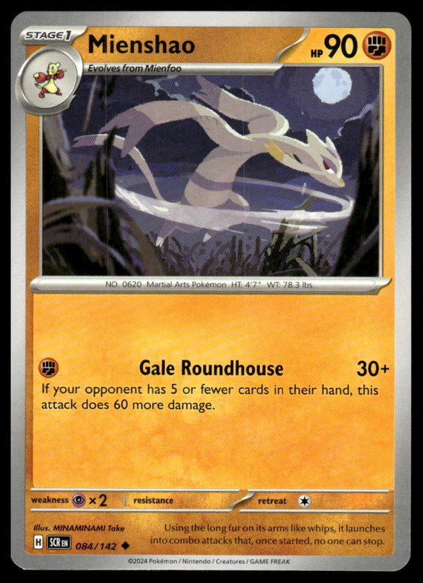 Mienshao Uncommon SV07: Stellar Crown 084/142 NM
