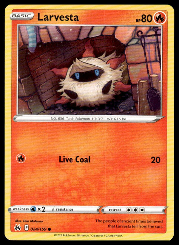 Larvesta Common SWSH: Crown Zenith 024/159 NM