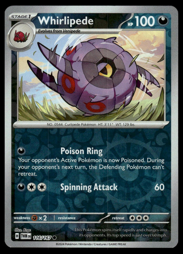 Whirlipede Common SV06: Twilight Masquerade 116/167 NM