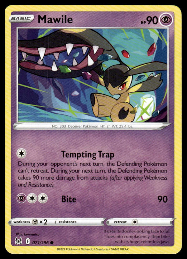 Mawile Common SWSH11: Lost Origin 071/196 NM