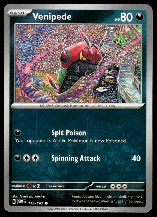 Venipede Common SV06: Twilight Masquerade 115/167 NM