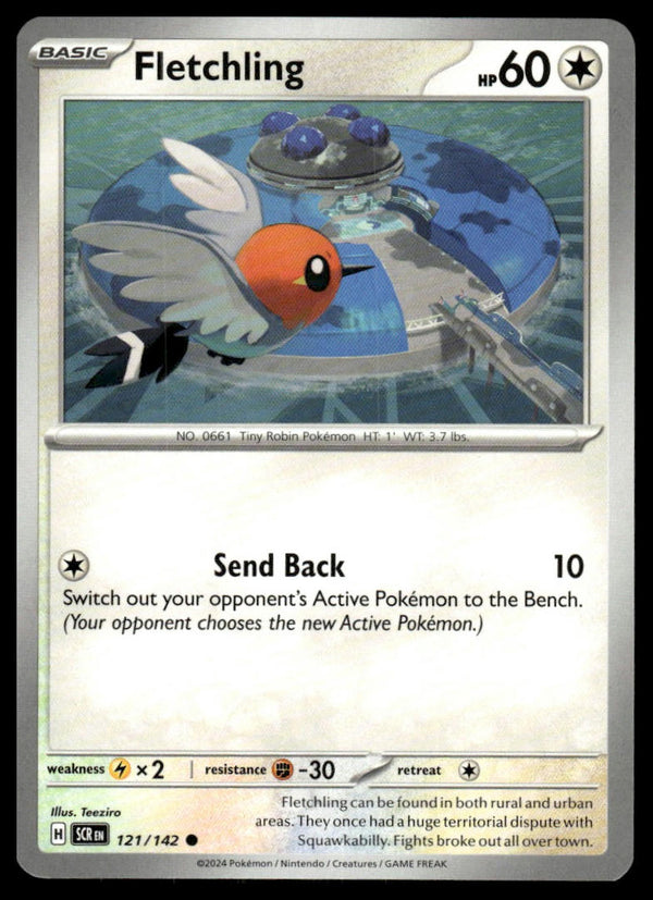 Fletchling Common SV07: Stellar Crown 121/142 NM