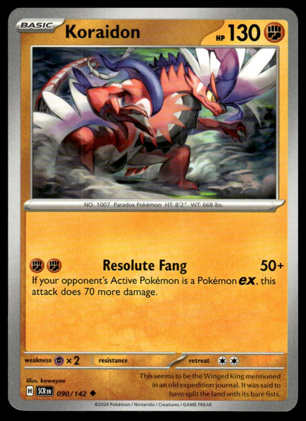 Koraidon Uncommon SV07: Stellar Crown 090/142 NM