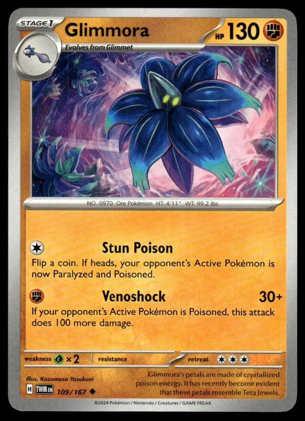 Glimmora Uncommon SV06: Twilight Masquerade 109/167 NM