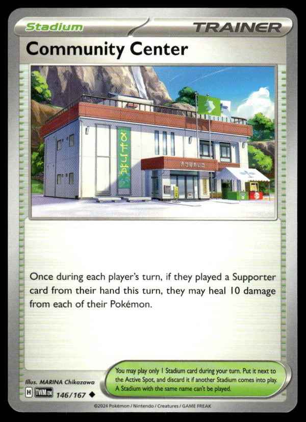 Community Center Uncommon SV06: Twilight Masquerade 146/167 NM