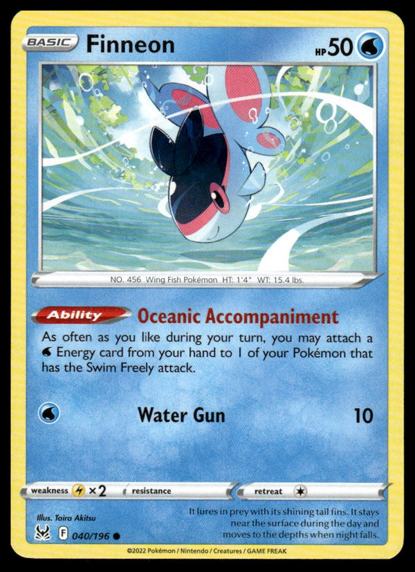 Finneon Common SWSH11: Lost Origin 040/196 NM