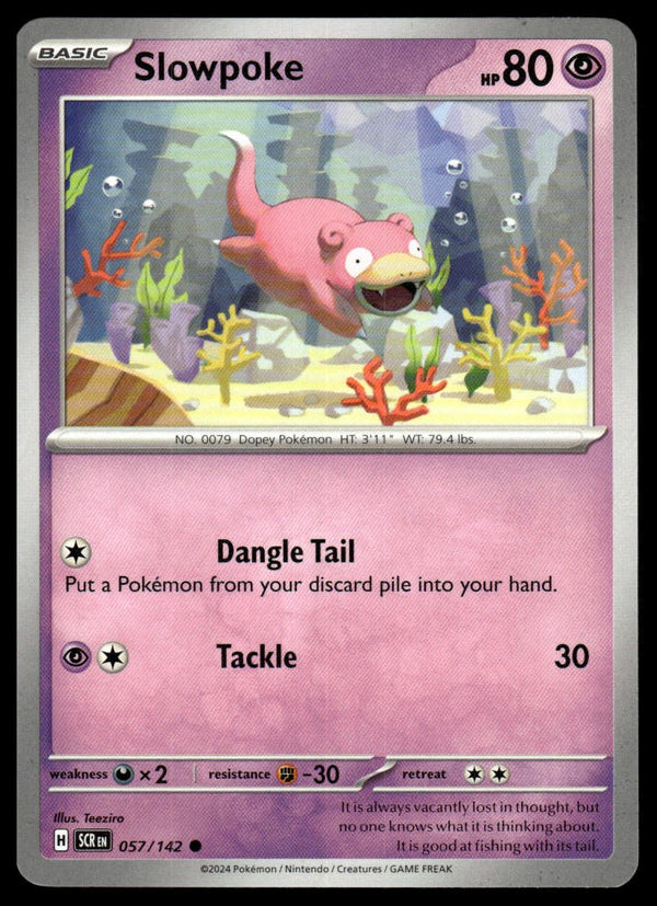 Slowpoke Common SV07: Stellar Crown 057/142 NM