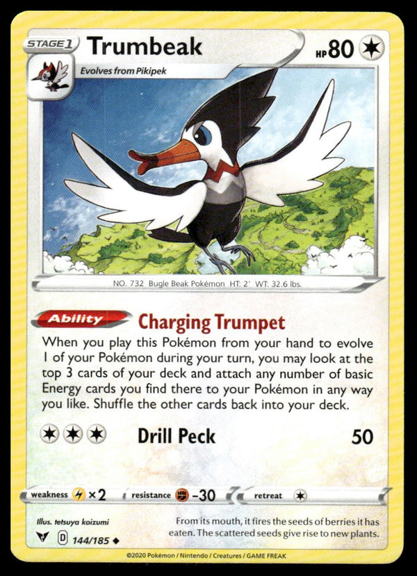 Trumbeak Uncommon SWSH04: Vivid Voltage 144/185 NM