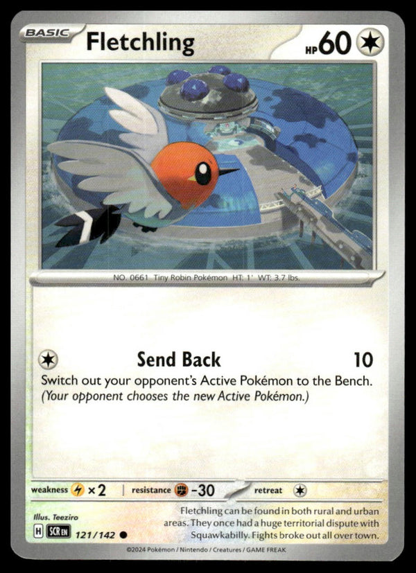 Fletchling Common SV07: Stellar Crown 121/142 NM