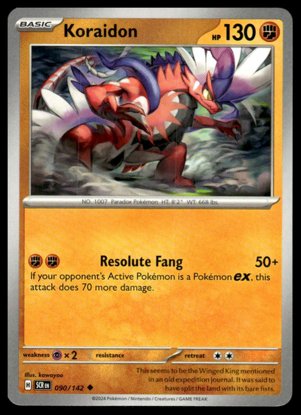 Koraidon Uncommon SV07: Stellar Crown 090/142 NM