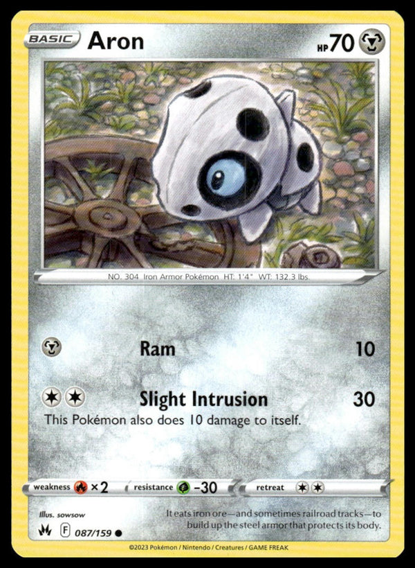 Aron Common SWSH: Crown Zenith 087/159 NM