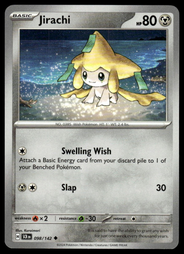 Jirachi Uncommon SV07: Stellar Crown 098/142 NM