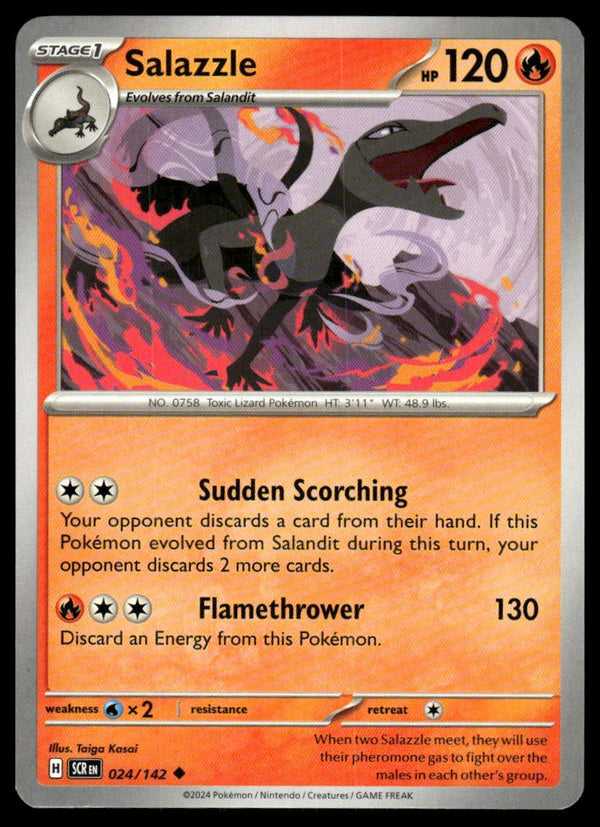 Salazzle Uncommon SV07: Stellar Crown 024/142 NM